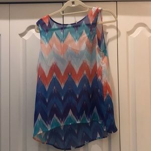 Olive and Oak sheer top